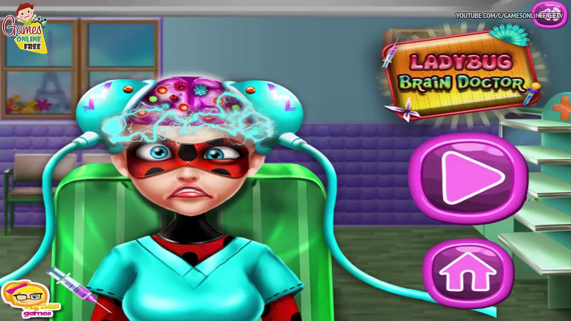 Miraculous Ladybug Games - Ladybug Brain Doctor - video Dailymotion
