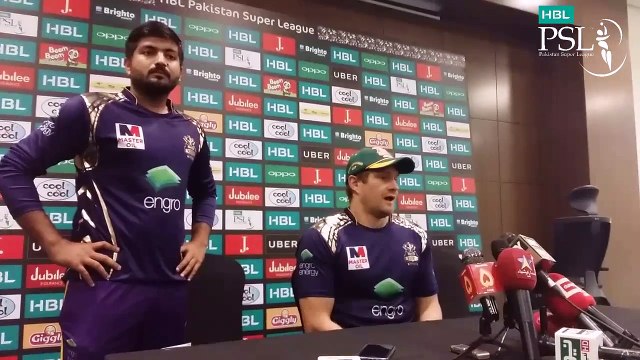 HBL PSL 2018 Shane Watson Post Match Press Conference Quetta Gladiators vs Karachi Kings
