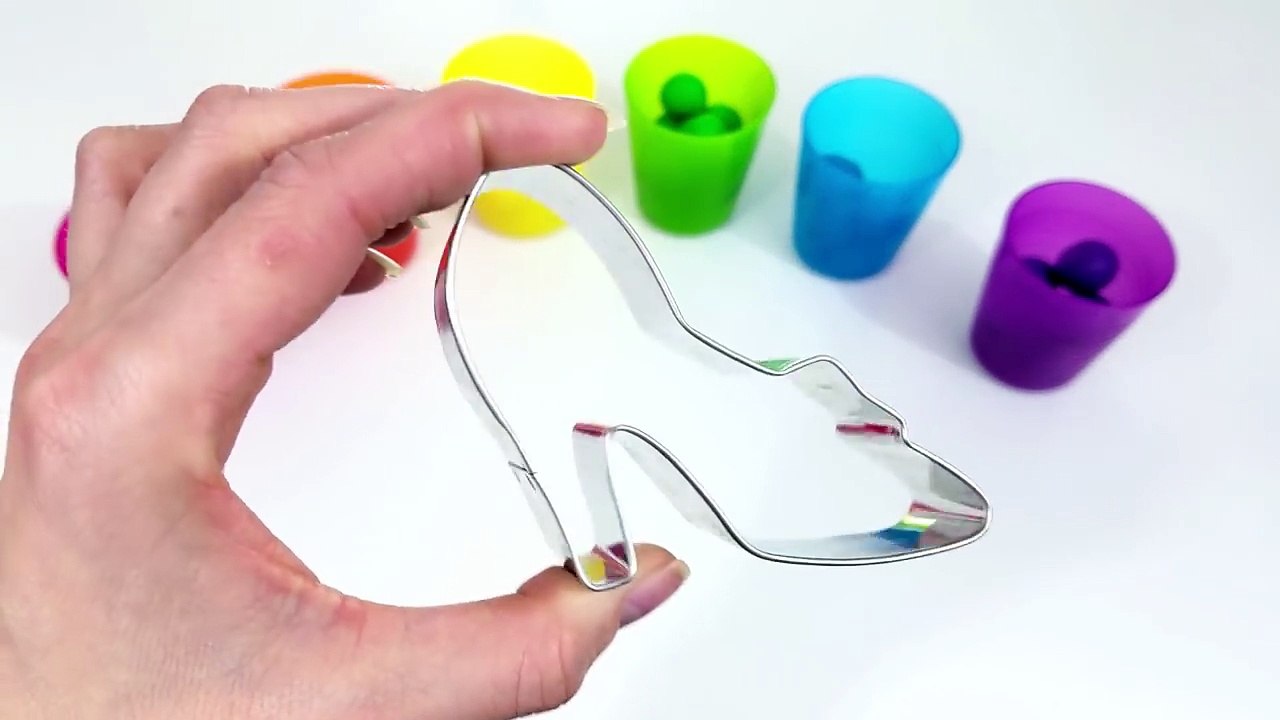 Learn Colors with Play Doh Cars and Color Garage Animation plus High Heel Play Doh Fun