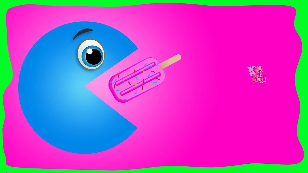 Fun Learning Colours with Pacman - Play Dough IceCream | Packman Funny Learn Videos For Kids