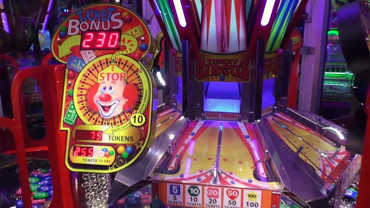 Bonus Tickets at the Ticket Circus - Coin Pusher