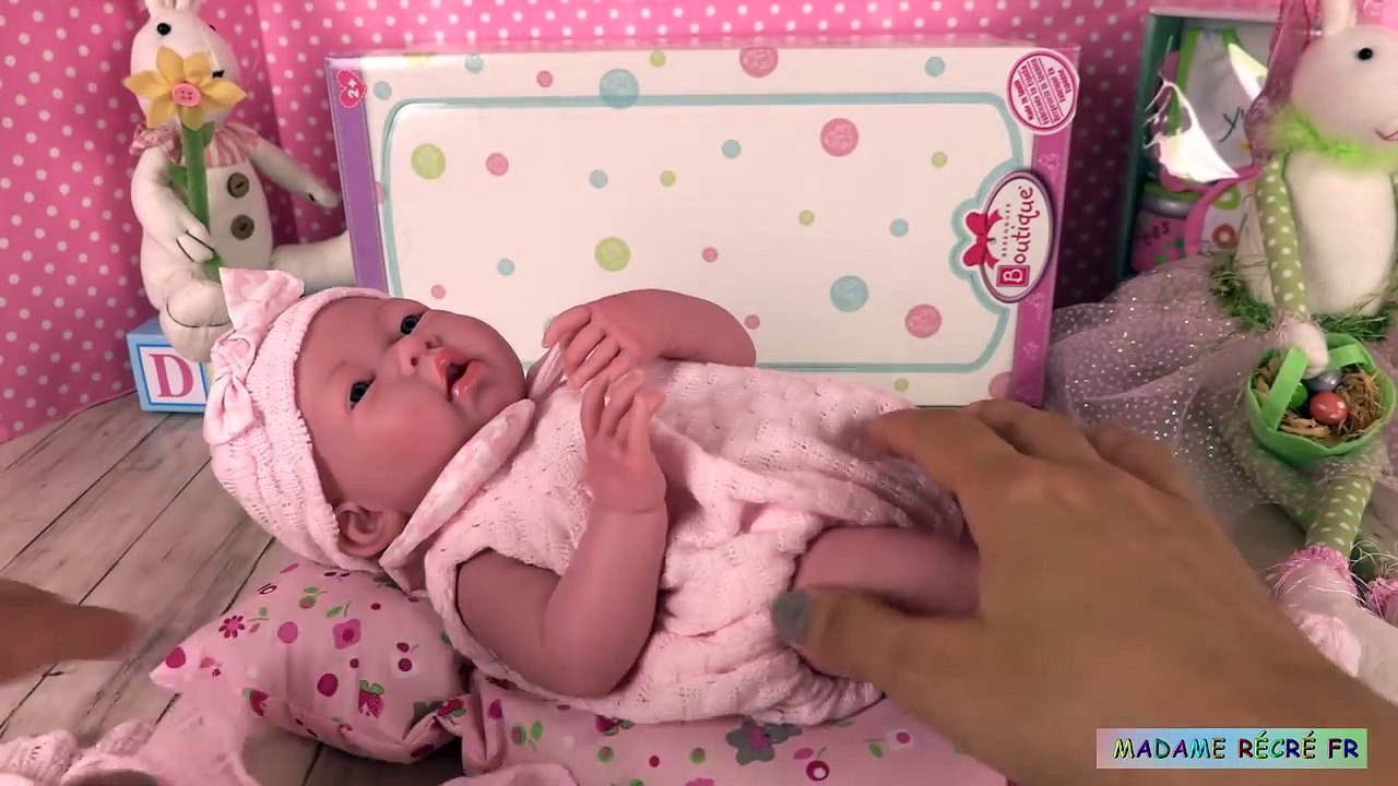 Poupon Reborn Réaliste Petite Fille Berenguer Boutique Tenue Rose