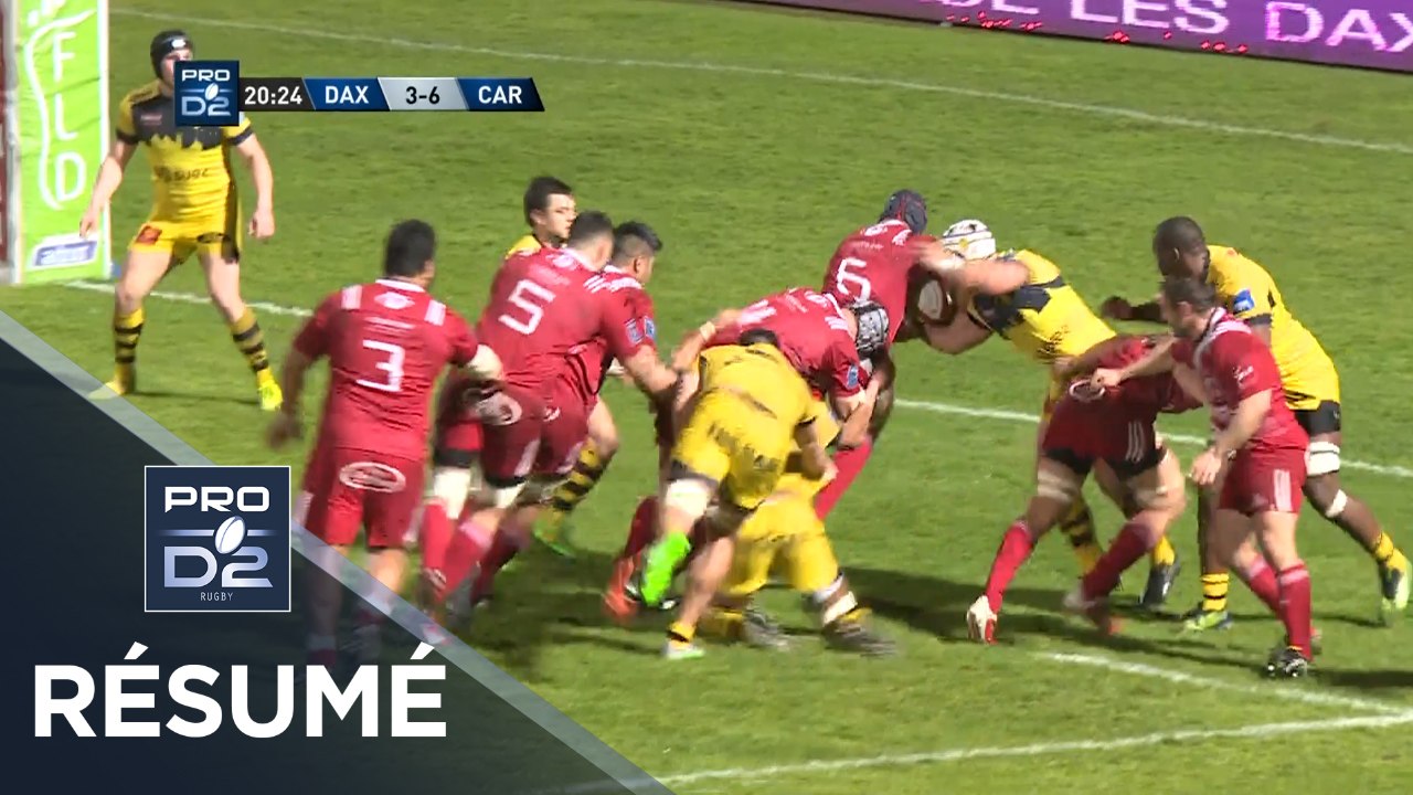 PRO D2 - Résumé Dax-Carcassonne: 13-18 - J26 - Saison 2017/2018