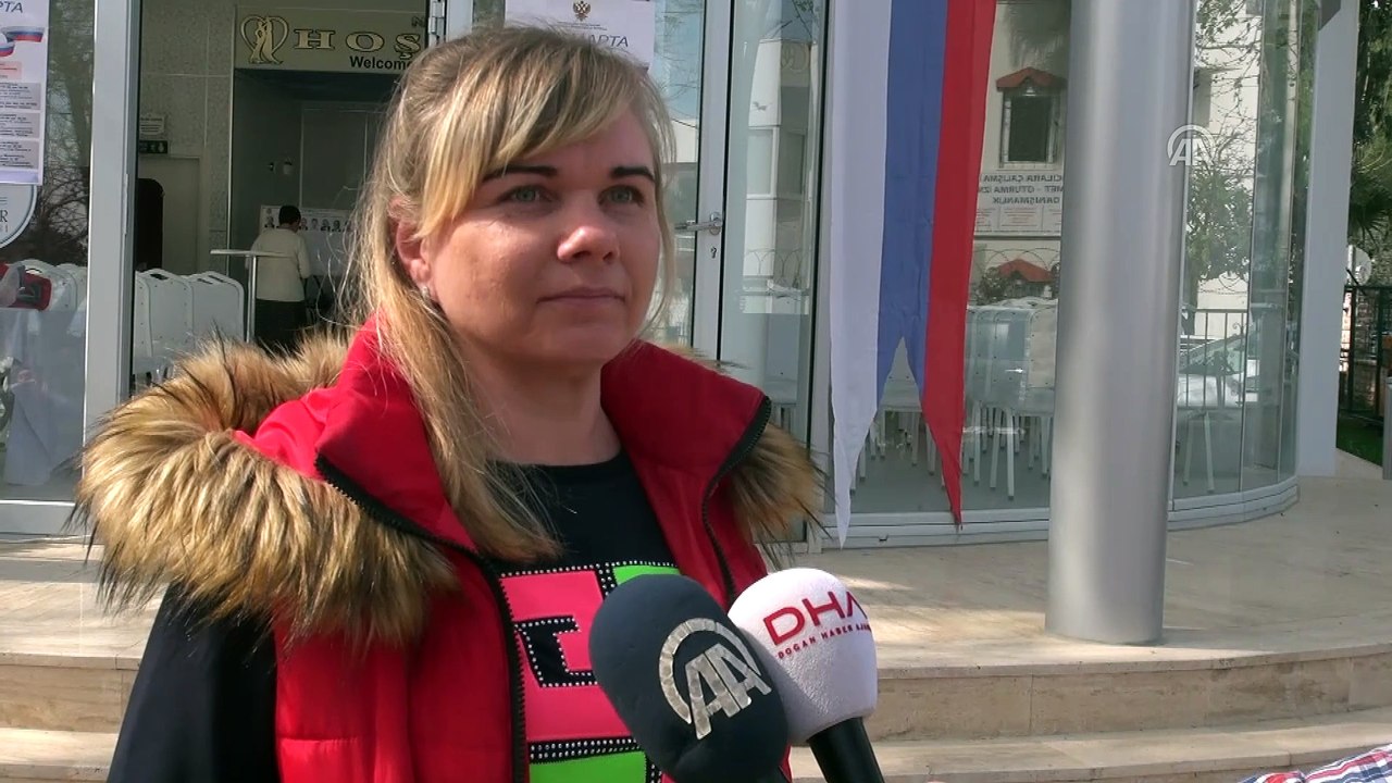 Türkiye'deki Rusya vatandaşları sandık başında - ANTALYA