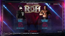 WWE 2K18 ROH 16th Anniversary Marty Scurll Vs Punishment Martinez
