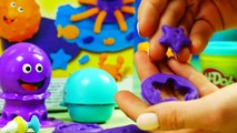 Stikeez Smerfy & Play Doh - Zwierzątka morskie - Bajki i kreatywne zabawki dla dzieci