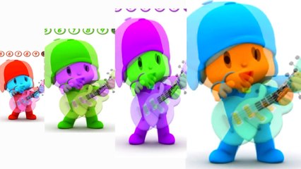 NEW Pocoyo Boy Best Funny Montage Ever and Learn Colors For Kids With Big and Small Pocoyo