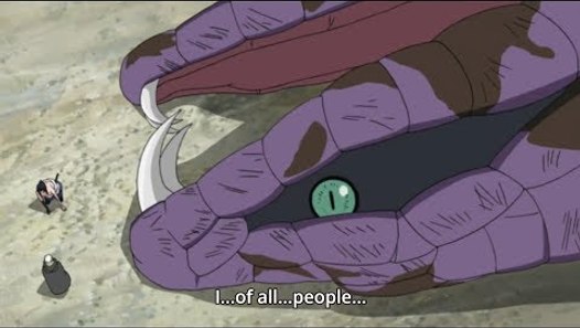 Kisame Says Itachi Is Crying Sasuke Killed Manda Orochimaru s Favorite 