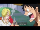 Sanji Cries and Said He Is Coming Back to the Straw Hats, Luffy Punches Sanji, One Piece 825