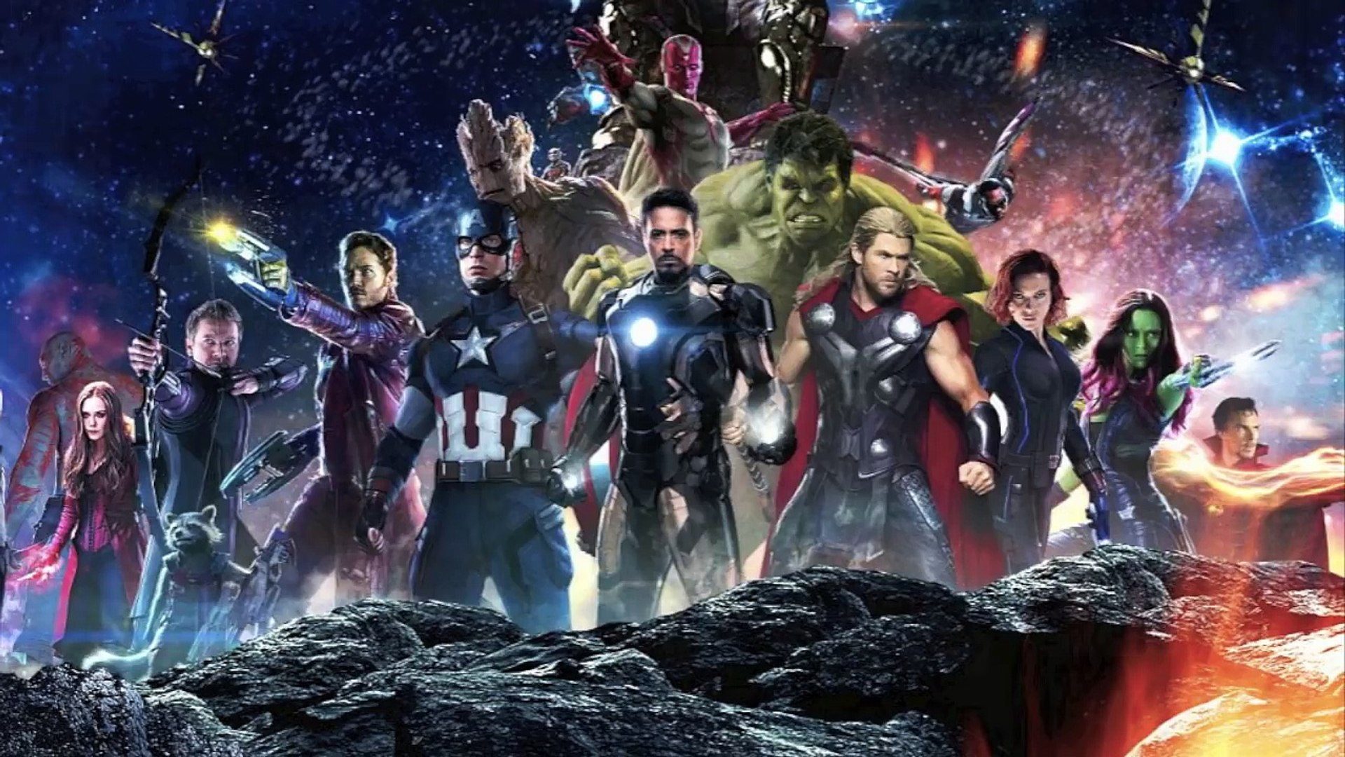 Guardians of the Galaxy vs Avengers in Infinity War MCU Stark Tech in Space