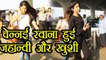 Jhanvi Kapoor and Khushi spotted at Airport, leave to organise Sridevi's prayer Meet | FilmiBeat