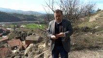 Karabük'te süren heyelan tehlikesi köylüleri tedirgin ediyor