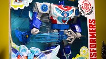 Transformers Robots in Disguise Power Surge Optimus Prime & Mini Con Aerobolt Truck To Robot