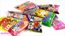 Candy BONANZA In-A-BAG! Snacks! SODA Ring POP! Juice TUBE! French Fries! Gummy Candy Stickers! FUN