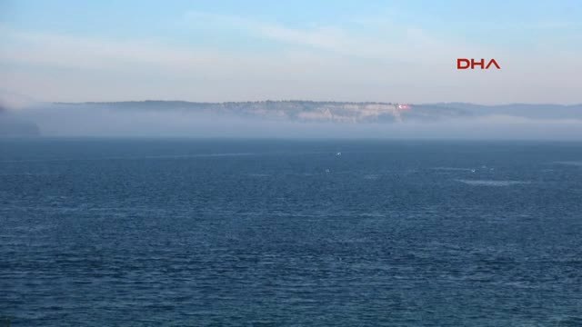 Çanakkale Boğazı Sis Nedeniyle Transit Gemi Geçişlerine Kapatıldı