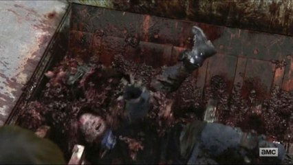 THE WALKING DEAD season 8 ep 10 : gore gore gore ! The scene