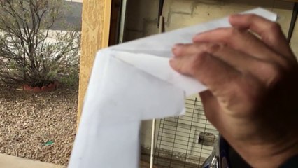 Paper Airplane B2 Spirit test flight