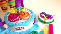 Play Doh Cakes & Ice Creams with Cake Makin Station & Magic Swirl Shoppe