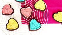 Receta de galletas de chocolate para San Valentín | Galletas vintage corazón