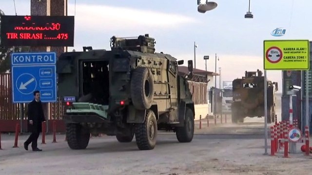 Afrin’e 100 araçlık JÖH-PÖH takviyesi