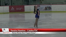 2018 Calgary Winter Invitational - Kendra Hawkins - Novice Women Short Program - Father David Bauer Arena