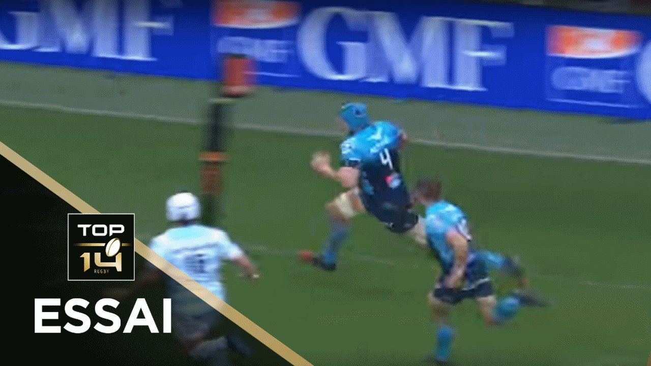 TOP 14 - Essai Nicolaas JANSE VAN RENSBURG (MHR) - Montpellier - Racing 92 - J20 - Saison 2017/2018