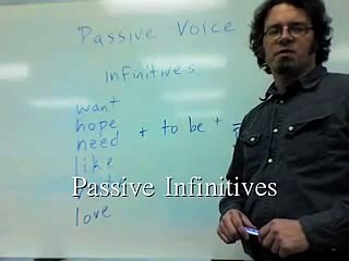 Passive Infinitives