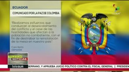 Download Video: teleSUR Noticias: Ecuador: destituido presidente de la Asamblea Nacion