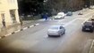 un chauffeur renverse des cyclistes à Alushta