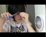 How to cut a short wig ? simple male cosplay wig Cutting/Styling TUTORIAL
