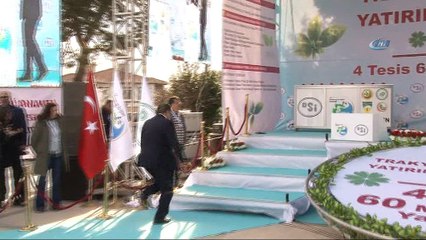 Bakan Eroğlu, 4 tesisin temelini attı