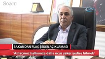 Bakandan flaş şeker fabrikaları açıklaması!