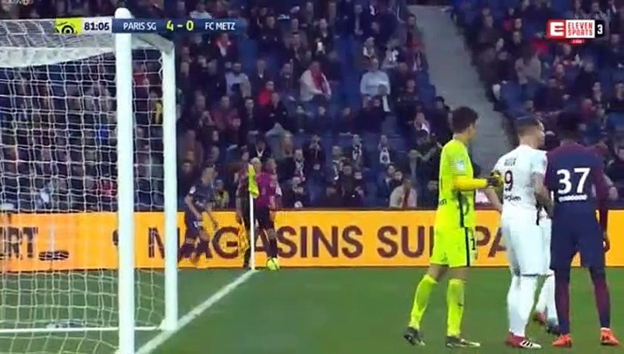 Thiago Silva Goal HD - Paris SG	5-0	Metz 10.03.2018