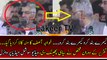 Ink spilled Over Khawaja Asif's Face During Speech in Sialkot