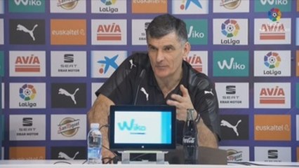 Mendilibar: "No puedo reprochar nada a mis jugadores"