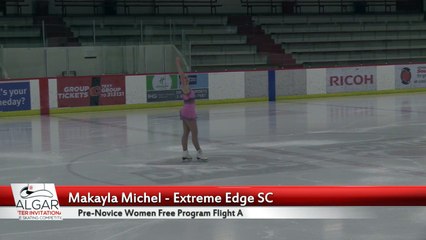 2018 Calgary Winter Invitational - Pre-Novice Women Free Program Flight A - Group 1- Father David Bauer Arena