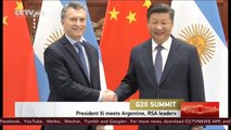 G20 Summit: President Xi meets leaders of Argentina, South Africa