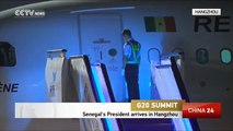 Senegal's President arrives in Hangzhou for the G20 Summit