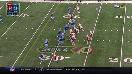 2016 - Kirk Cousins throws a laser to Jamison Crowder for 19 yards