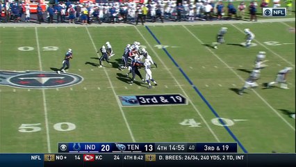 2016 - Rishard Mathews ducks under defender, gains 20 yards