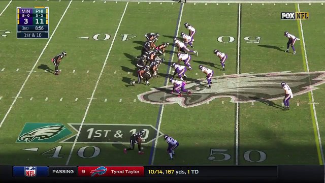 2016 - Ryan Mathews stiff arms, hurdles Vikings defenders