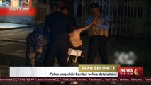 15-year-old boy caught before detonating explosive belt in Iraq