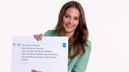 Alicia Vikander Answers the Web's Most Searched Questions