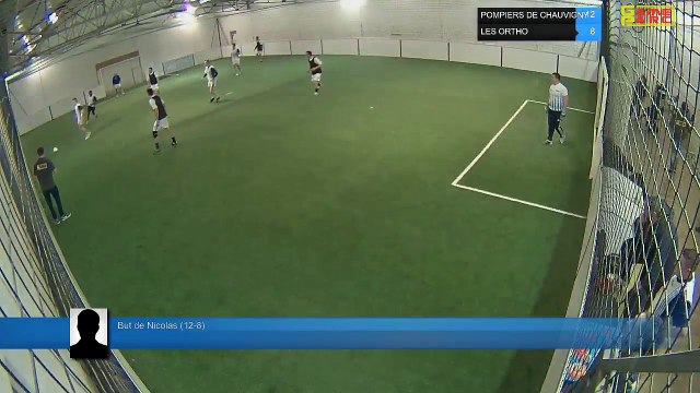 But de Nicolas (12-8) - POMPIERS DE CHAUVIGNY Vs LES ORTHO - 08/03/18 20:00 - LIGUE 2