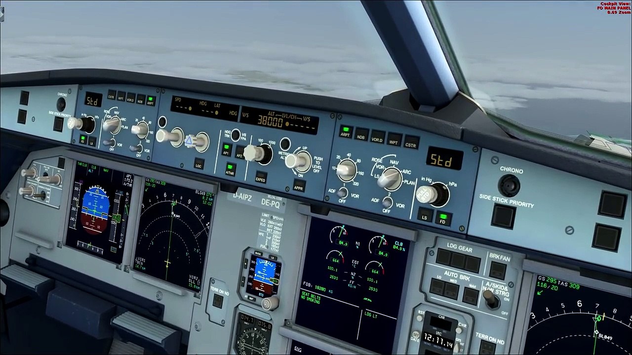 GERMANWINGS VIDEO CRASH [FSX RESTITUTION/NOT REAL FAILURE]