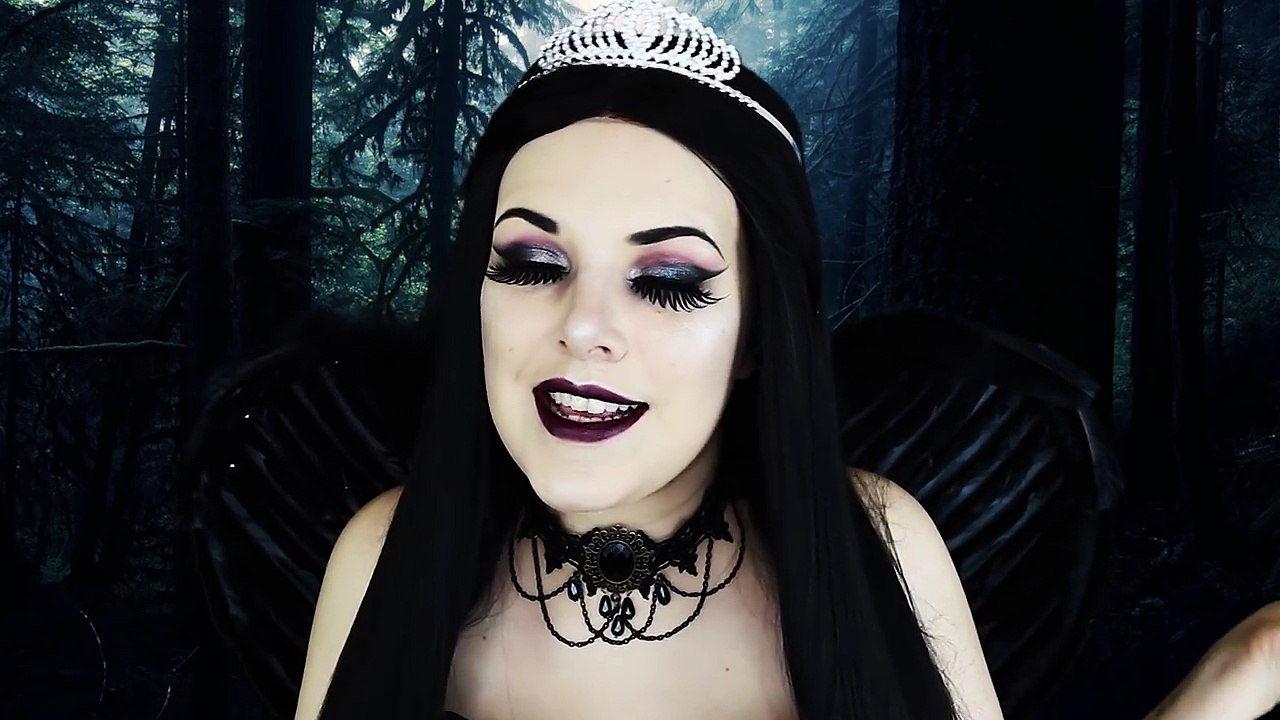 DARK FALLEN ANGEL | Halloween Makeup Tutorial | Cherry Wallis