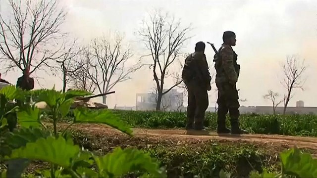 Syrian Army intensifies its onslaught on eastern Ghouta