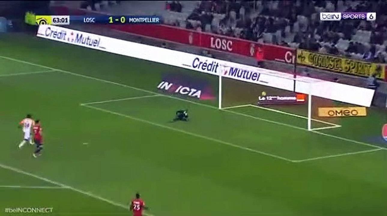 Résumé Lille 1-1 Montpellier but Jerome Roussillon