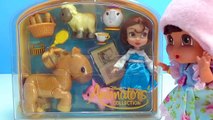 Dora Aventureira Baby boneca Bela e a Fera Belle Mini Doll Play Set Disney Animators Kids Toy