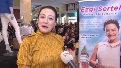 Ezgi Sertel, Kadınlar Günü'nü Venezia Mega Outlet'te Kutladı